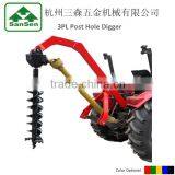 Tractor Post Hole Digger With PTO Shaft, 3point Hole Digger for Tree Planting ,3point Farm Implements