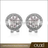 OUXI Wholesale Price Brown Zircon Earrings Made With AAA Zircon thumbnail-2