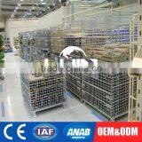 Customized Foldable Warehouse Storage Carts Wire Mesh Fence Deck thumbnail-4