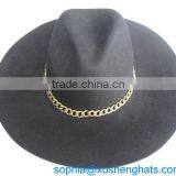 2014 Fashion 100% Wool Felt Oversize Fedora Floppy Wide Brim Winter Wool Felt Hat thumbnail-1
