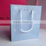 Factory Price Gift Paper Packaging Bag Luxury Paper Shopping Bag With Handlle for Shopping Wtih Beautiful Flowers