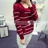 Round Neck Design Printing Sweater Ladies Sweaters 2016 thumbnail-3