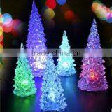 New Design Promotional Gift Yiwu Wholesale LED Mini Christmas Colorful Light Christmas Tree