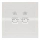 Two Gang Telephone Socket Pressure-line Type