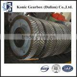 Customized Nonstandard Transimission High Rpm Rotating Helical Gear With Steel Wheel thumbnail-4