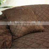 Wholesale 100% Polyester Solid Dyed Faux Suede Fabric for Sofa/cushion thumbnail-2