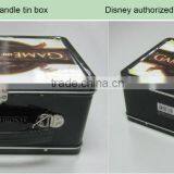 Lock Lunch Tin Box With Handle