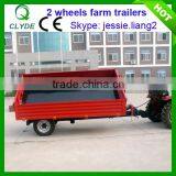 Agriculture tipping trailer/hydraulic farm trailer