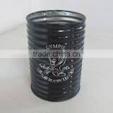 China High Quality Tin Material Round Pen Gift Holder Metal Pen Holder Pencil Holder