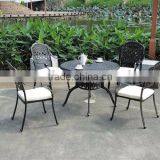 Aluminum Coffee Shop Furniture Table and Chairs thumbnail-1