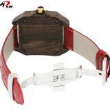 Luxury Men Watch Square Watches Case Stainless Steel Wooden Watch With Butterfly Buckle thumbnail-5