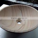 Competitive Price Wooden Sandstone Vessel Sink Wholesale thumbnail-2