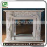 Natural White Fireplace Mantel Stone thumbnail-1