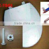 17 Inch Round Toilet Seat Closed Front Toilet Seat With Cover thumbnail-1