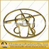 Popular Flower Design Gold Color Coffee Table thumbnail-5
