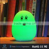 Silicone Cover Children Flexible Egg Shaped Mood Led Egg Light thumbnail-2