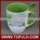 Topjlh Special Offer Sublimation Colored Coffee Mug Spoon thumbnail-2