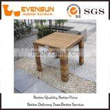 Fashion PE Rattan Table WIth Glass Top thumbnail-6