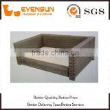 Classic Sofa Shape Rattan Dog Bed Wicker Furniture thumbnail-1