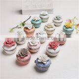 High Quality Flower Design Ceramic Jewelry Box thumbnail-1