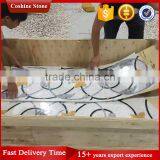 Castle Hanging Flower Pattern no Gap Natural Marble Waterjet Mosaic Floor Tiles thumbnail-4