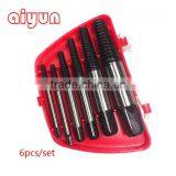 High Quality Professional 6PCS Coarse Thread Screw Extractor Set