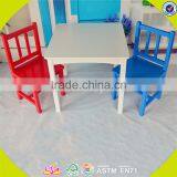 Wholesale Hot Wooden Study Table and Chairs Set,simple Style Kids Table and Chairs Set,top Sale Table and Chairs Set W08G223 thumbnail-2