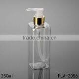 250ml Hot Products Clear Pet Rectangle Plastic Shampoo Bottle Skin Care Cosmetic Lotion Serum Plastic Bottle Best Seller thumbnail-4