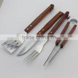 Stainless Steel BBQ Grilling Tool Set 4-Piece With Cutting Board thumbnail-4