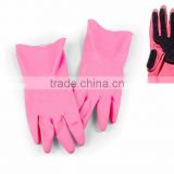 Pink Colour Silicone rubber Dish Wash Gloves