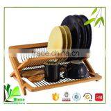 China Wholesale Custom Bamboo Roll-up Dish Drying Rack thumbnail-3