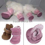 2 Colors 2015 New Fashion Pet Dog Pet Shoes Snow Boots Child Teddy Cotton Fla Small Dog Shoes Snow Boots thumbnail-3