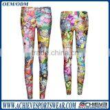 Customized Work Out Leggings, Sport Leggings Tight Pants thumbnail-2