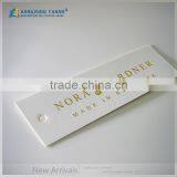 Hot Stamping Gold Color Logo White Hang Tag thumbnail-1