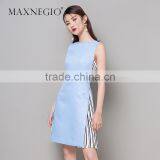 2017 New Fashion Elegant Ladies Casual Midi Dress Plus Size Women Dresses Summer thumbnail-4