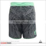 4-way Stretch Mens Beachwear Contrast Waistband Printed Board Shorts thumbnail-5