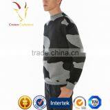 Men Intarsia Sweater Knitting Patterns Pullover Sweater thumbnail-4