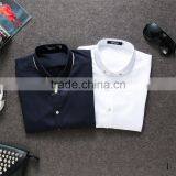 2015 Fashion Design Button Down Long Sleeve Slim Fit Jeans Shirt thumbnail-1