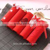 Women Sexy Red Underwear Lady Girls Cute Cotton Panties in a Gift Box E15 thumbnail-1