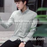 2016 Autumn New Arrival 100% Polyester Corduroy Fashion Long Sleeve Mens Dress Shirts thumbnail-2