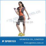 2012 Latest Fashion OEM Ladies Fitness Wear/sport Suit/tennis Wear thumbnail-1