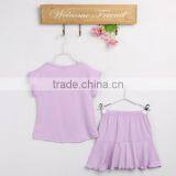 EFINNY Baby Girls Cute Eyes Printed Top Shirts and Skirt 2 Piece Sets Outfits thumbnail-2