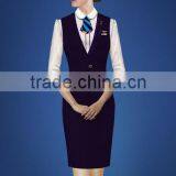 Factory OEM Processing Professional Workwear Airline Hostess Uniforms thumbnail-5