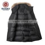 Whosale Woman Winter Outdoor Down Jacket With Fur thumbnail-3