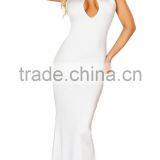 Elegant Floor Length Cut Out Latest Gown Designs Women Evening Gown thumbnail-4