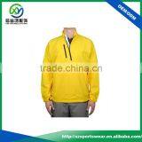 Customzied Light Yellow Rain Jacket 100%nylon Man Jacket thumbnail-2