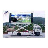 High Brightness PH12.8mm 1 / 4 Scan 1R1G1B 6104dot/m2 Truck Mounted LED Mobile Displays
