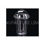 8oz PET Disposable Plastic Juice Cups Clear With Eco Friendly