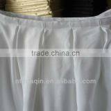 Wedding Table Skirting Square Banquet Table Skirts With Box Pleat