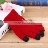 Factory price Hot selling wholesale Touch screen winter gloves for promotion idea Donald Trump